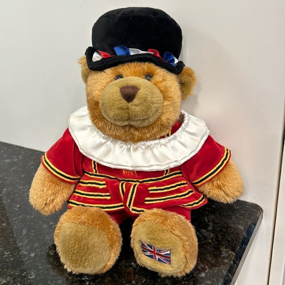 London Beefeater Teddy Bear Plush 15 Inch Tagged Keel Toys  Soft Toy